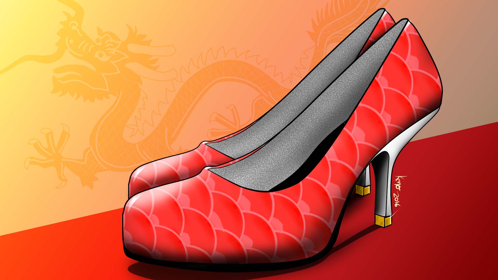 Dragon Heels footwear concept