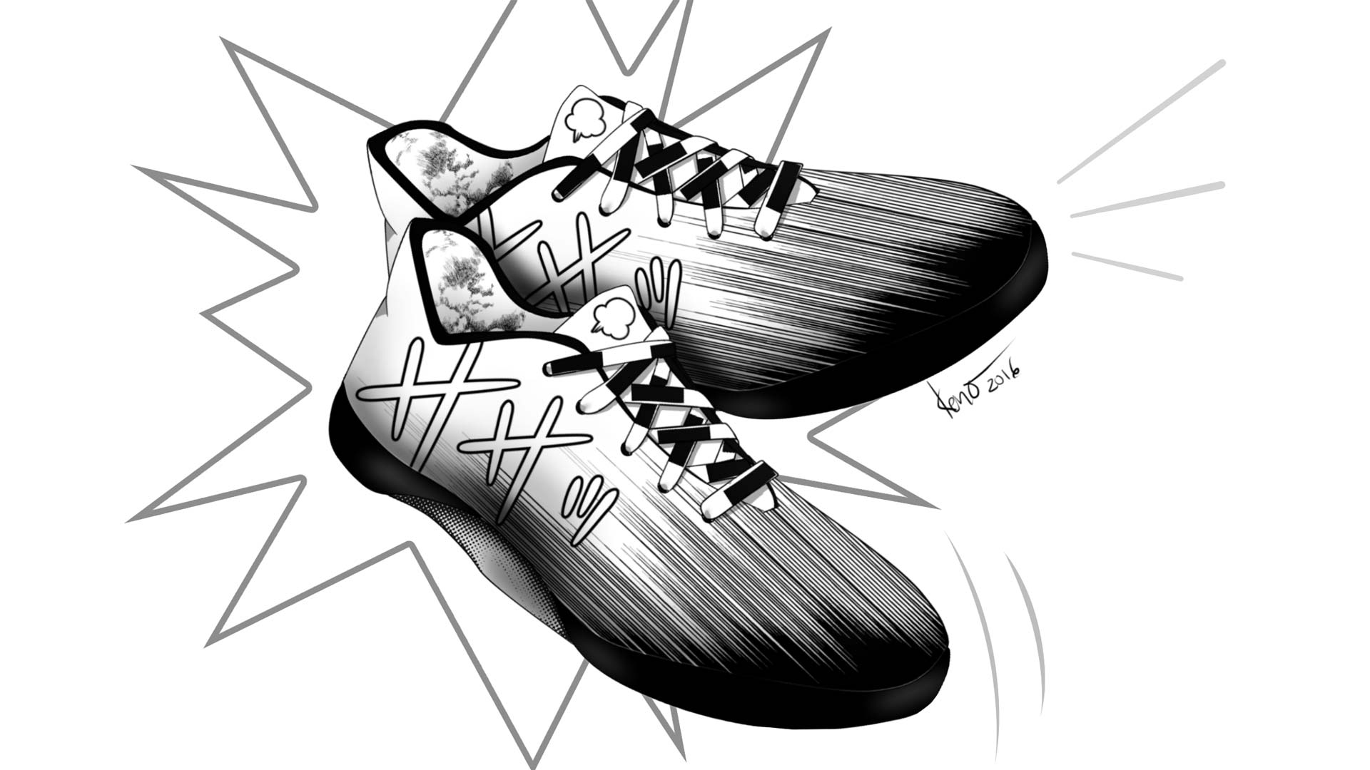 Manga sneakers concept